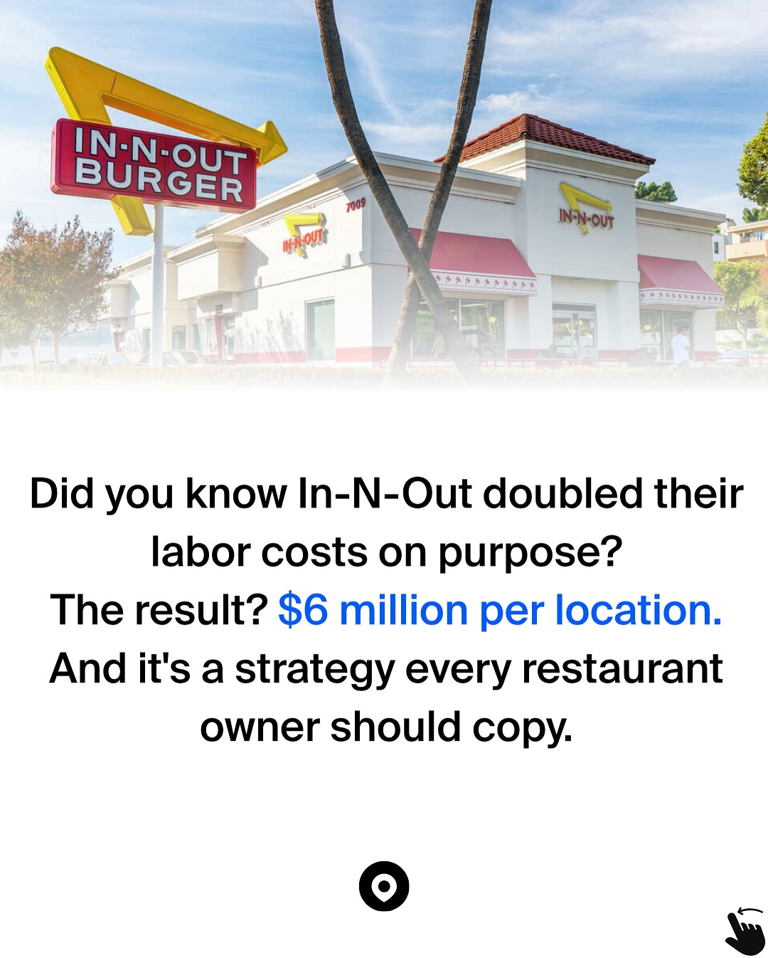 In-N-Out doubled labor costs on purpose. $6M per location, 20% turnover.